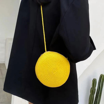 Minimalist Straw Bag