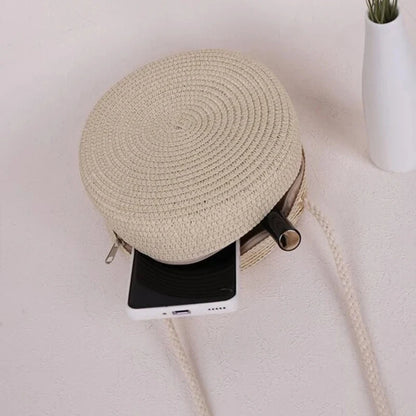 Minimalist Straw Bag