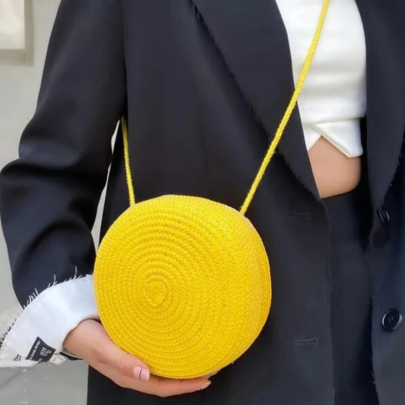 Minimalist Straw Bag