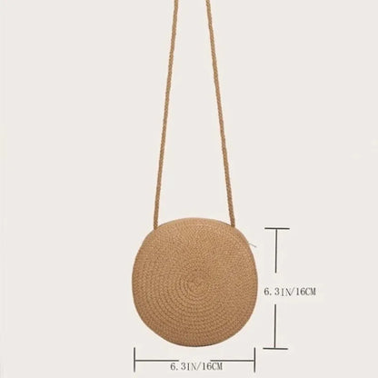 Minimalist Straw Bag