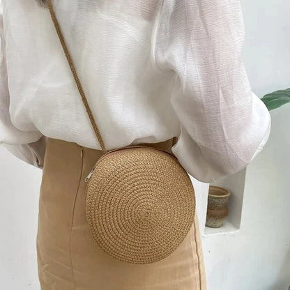 Minimalist Straw Bag