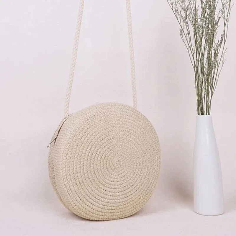 Minimalist Straw Bag