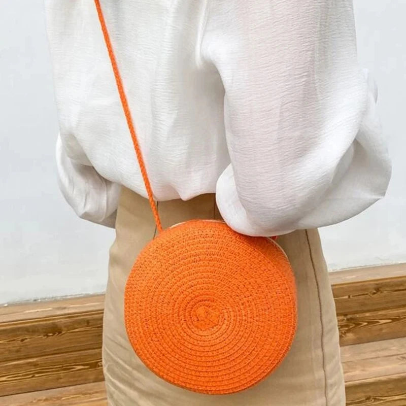 Minimalist Straw Bag