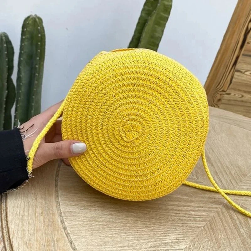 Minimalist Straw Bag