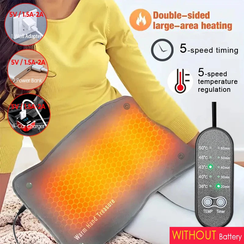 Heating Warming Pad USB Power Supply