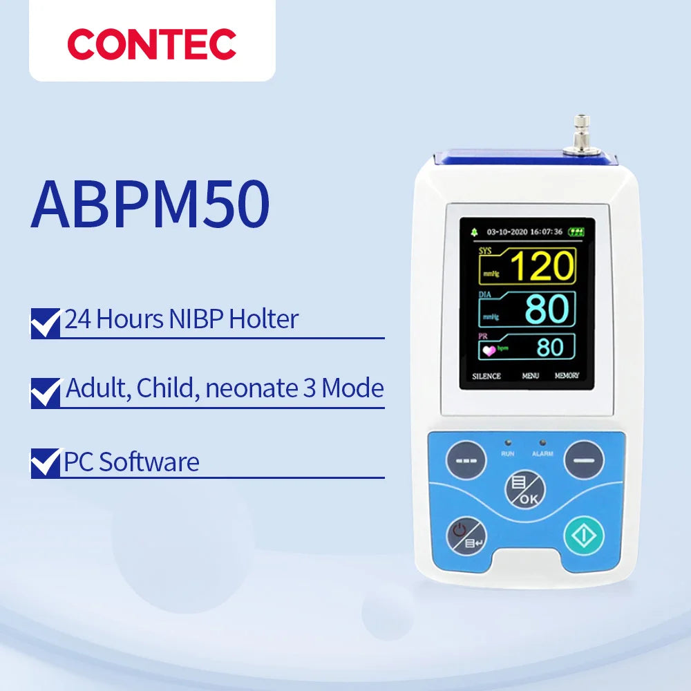 Arm Ambulatory Blood Pressure Monitor 24hrs