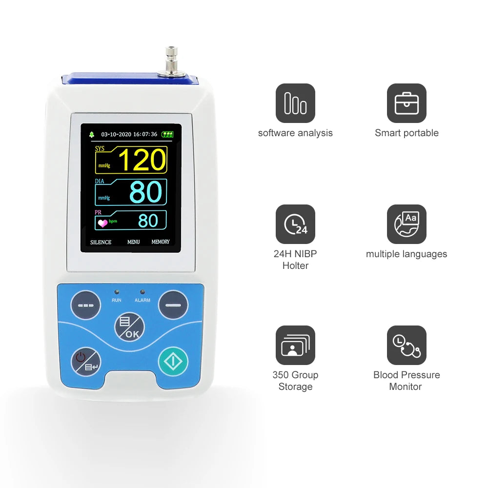 Arm Ambulatory Blood Pressure Monitor 24hrs